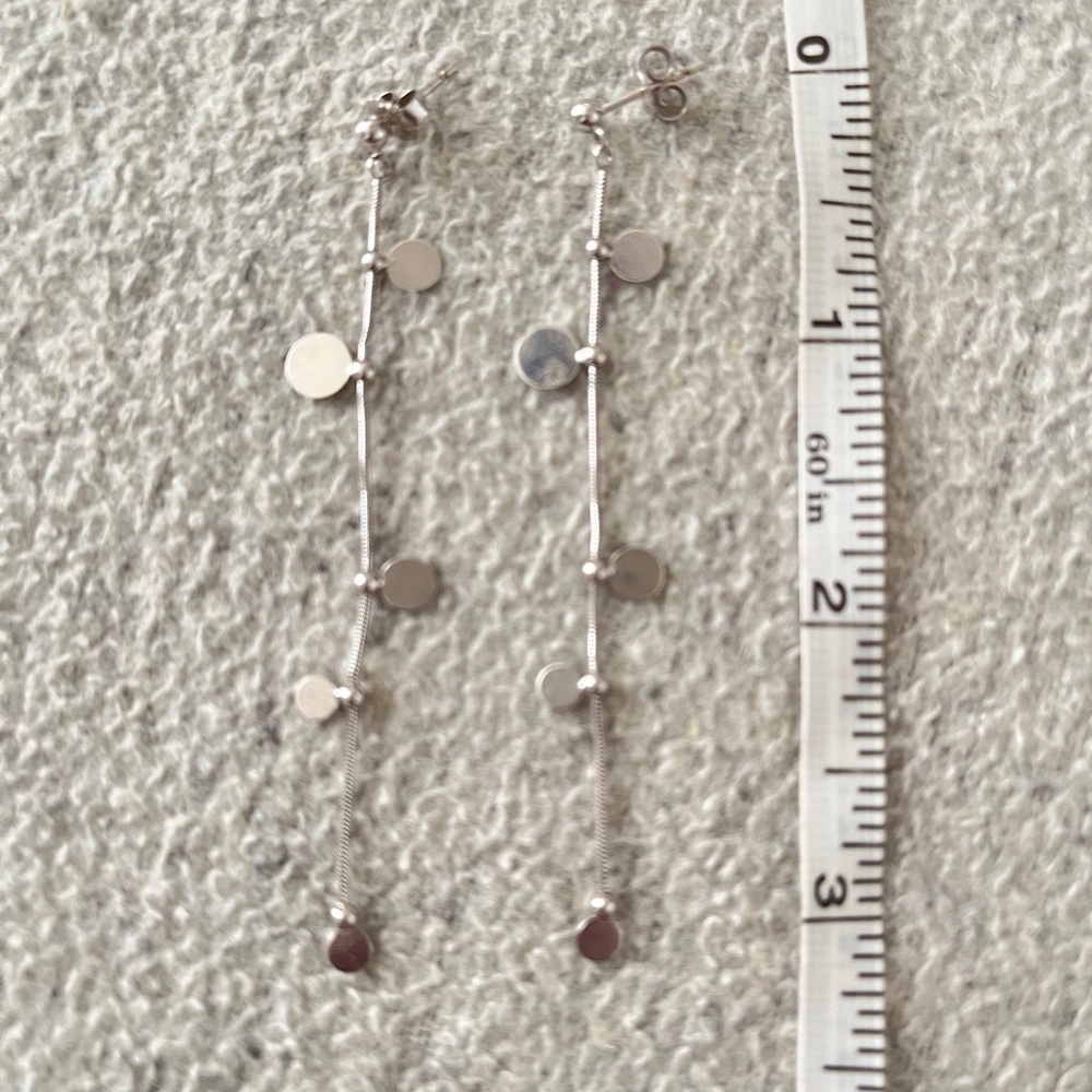 Elegant Silver Dangle Earrings